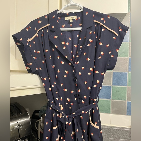 Monteau Tie Front Dress - Picture 3 of 3